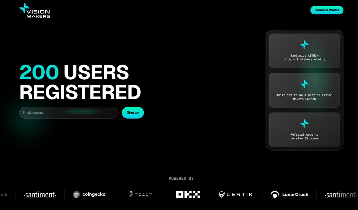 VisionMakersio's tweet image. 200 users crossed swiftly, 
Let the games begin.

Use my referral code to get 1% bonus, Let the intern eat.

KOJGZUS5
KOJGZUS5
KOJGZUS5

Register now: visionmakers.io