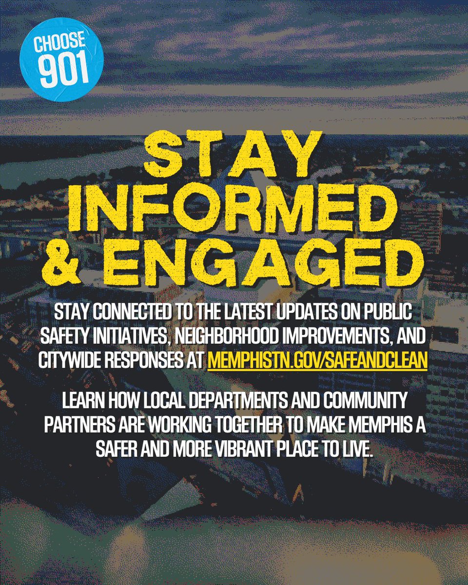 Memphis wins when the community stands together. As our city continues to grow and evolve, it’s more important than ever to stay connected to the work happening around us. Comment "💙" or hit the link  bit.ly/3KHmMN5 to get a full list of ways stay informed⤵ #choose901