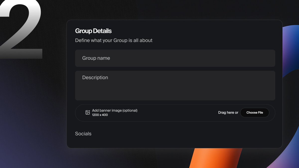 Flaunch Group 设计自定义界面