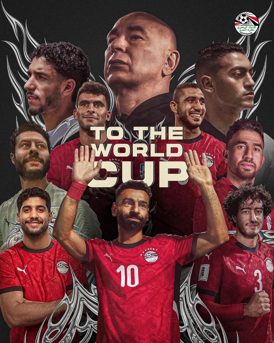ألف مبرووك منتخب مصر الوصول إلى كأس العالم ٢٠٢٦ إنجاز مستحق شكراً لكم إسعاد الملايين وإن شاء الله مزيد من الإنجازات والتوفيق 🙌🙌🇪🇬🇪🇬