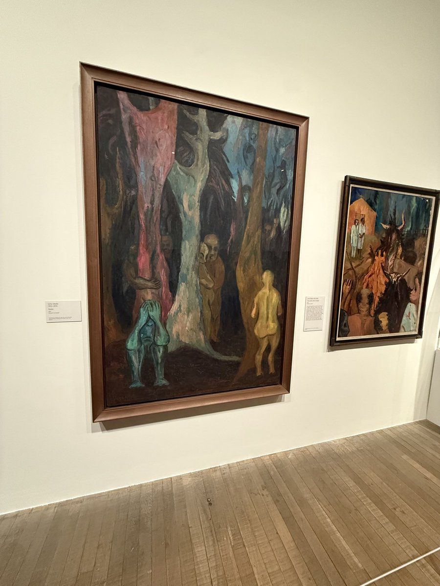 My highlight of the Nigerian Modernism exhibition was thaincredible work  of the African giant, Uche Okeke,m. Poignantly, it was also an evening to remember Bisi Silva and Okwui Enwezor who both left us in 2019; their labour was not in vain.