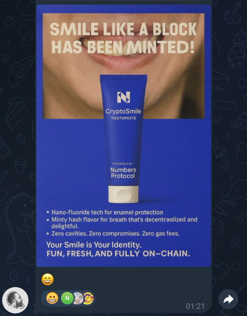 bafuchen's tweet image. Your provenance is your identity. @Colgate Add more trust into your products?