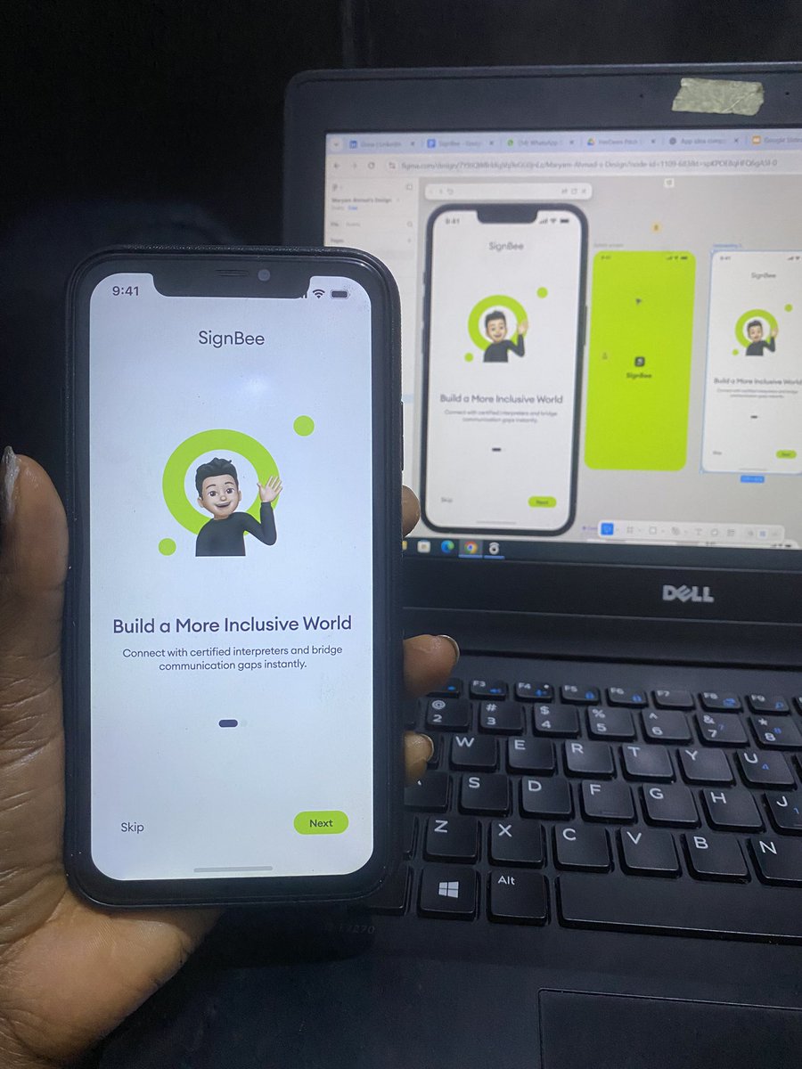 Maomie17's tweet photo. Hi @TosinOlugbenga 

Last  month, a university in Lagos held its annual orientation.

Hundreds of excited new students filled the hall but not Temi.

She’s Deaf, there was no interpreter, no captions, no way to participate.

Across Africa, over 40 million Deaf and hard-of-hearing https://t.co/54C1f3qPli