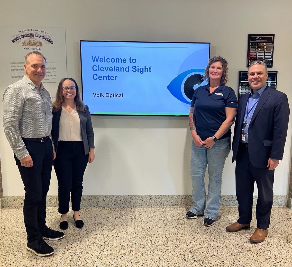 Cleveland Sight Center is excited to partner with Volk Optical! Together, we hope to sustainably impact the blind and visually impaired community of Northeast Ohio.