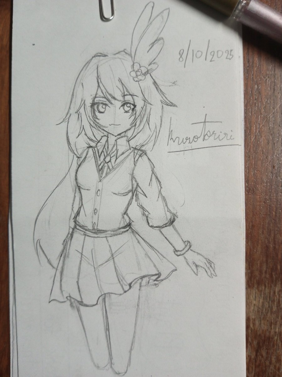 K_Karasuji's tweet photo. #ชาเลนต์วาดวันละรูป
#Day8
มาวาดตัวเองดูบ้าง~ 
My OC https://t.co/Q3OXhHLDqN