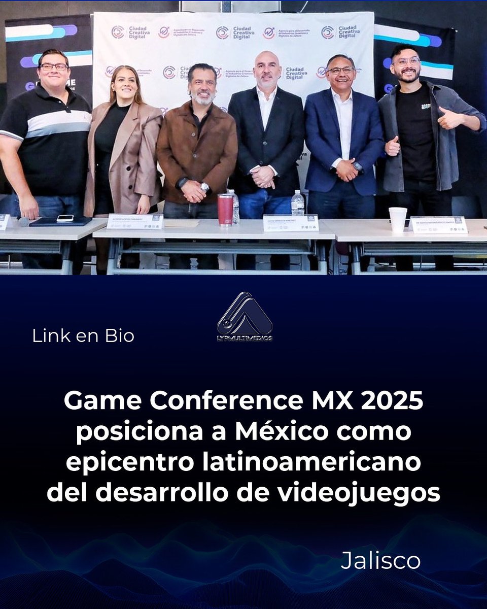 ¡🎮 Todo listo para el GCMX 2025!
Jalisco se convierte en el epicentro latinoamericano del desarrollo de videojuegos con la Game Conference MX, el evento más importante de la industria en México. Este 17 y 18 de octubre en Ciudad Creativa Digital, más de 500 profesionales,