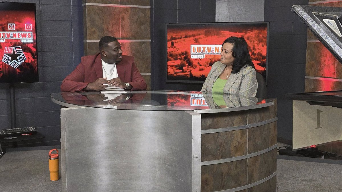 <a href="/LUTVNews7/">LUTV7</a> would like to thank Nicole Kyles-Burton for speaking with #newsanchor Chris Love about the services the #Career &amp; #ProfessionalDevelopment Center offers #students to prepare for their #occupation. <a href="/LamarCommDept/">Lamar University Dept. of Communication and Media</a> #LamarUniversity #collegemedia #studentmedia #success