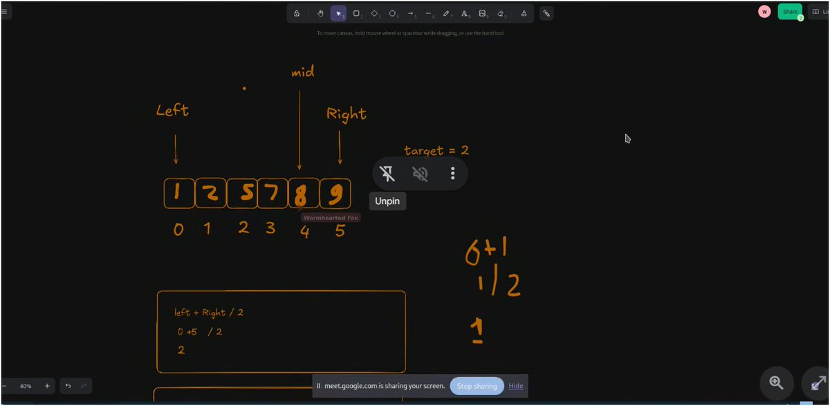 NehaSha42019127's tweet image. ✅day 7 dsa + frontend
1️⃣ Start with a sorted array.
2️⃣ Pick the middle element.
3️⃣ If it’s equal to the target → found ✅
4️⃣ If the target is smaller → search the left half.
5️⃣ If larger → search the right half.
6️⃣ Repeat until the element is found or the range becomes empty.