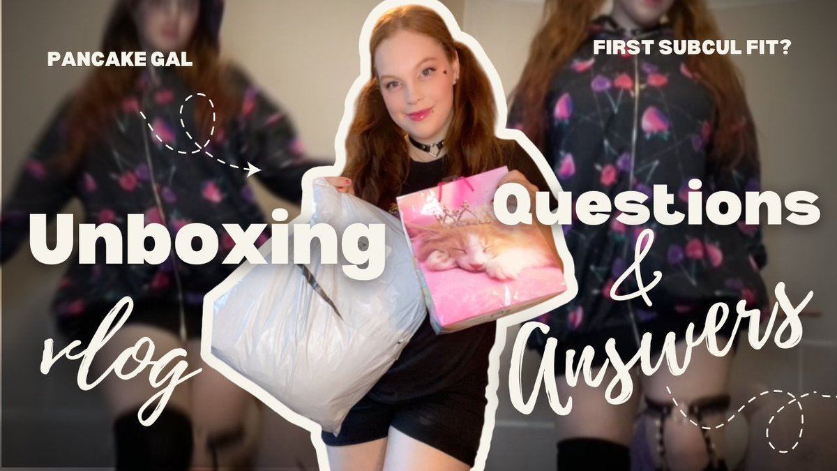 💜NEW VIDEO💜
Tomorrow at 12pm cst, the longest and most complex editing work i ever done will be live! Come watch me open a mystery bag and my FIRST subcul jacket! 

🔗 Link for the premiere here: 
youtu.be/v23kIIKIaBY?si…

Tags: #jfashion #overseaidol #kaigaiidol #jpopイベント #