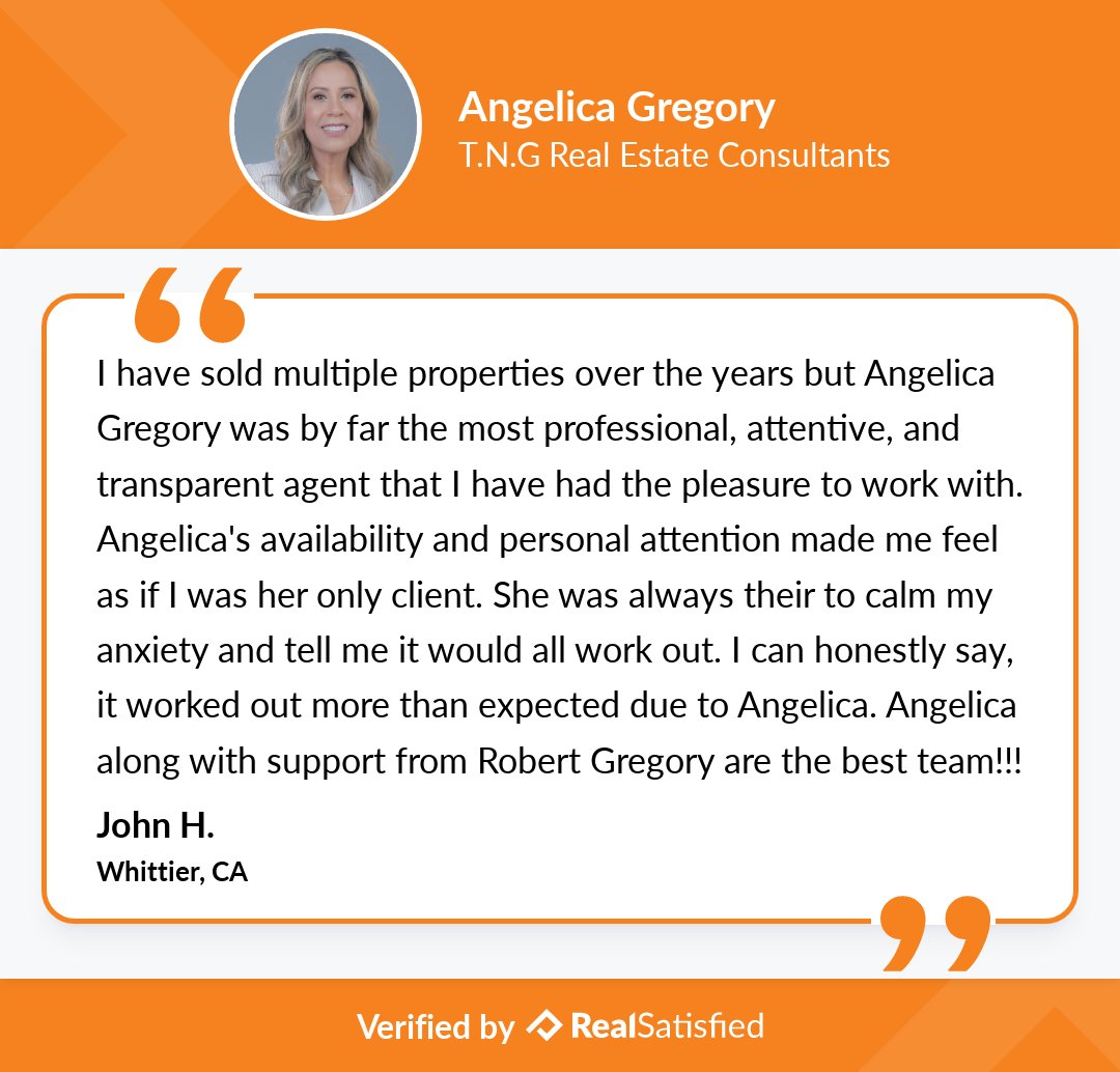 Gregory_Team's tweet image. I’m sincerely honored by clients like this. realsatisfied.com/Angelica-Grego… via @realsatisfied
