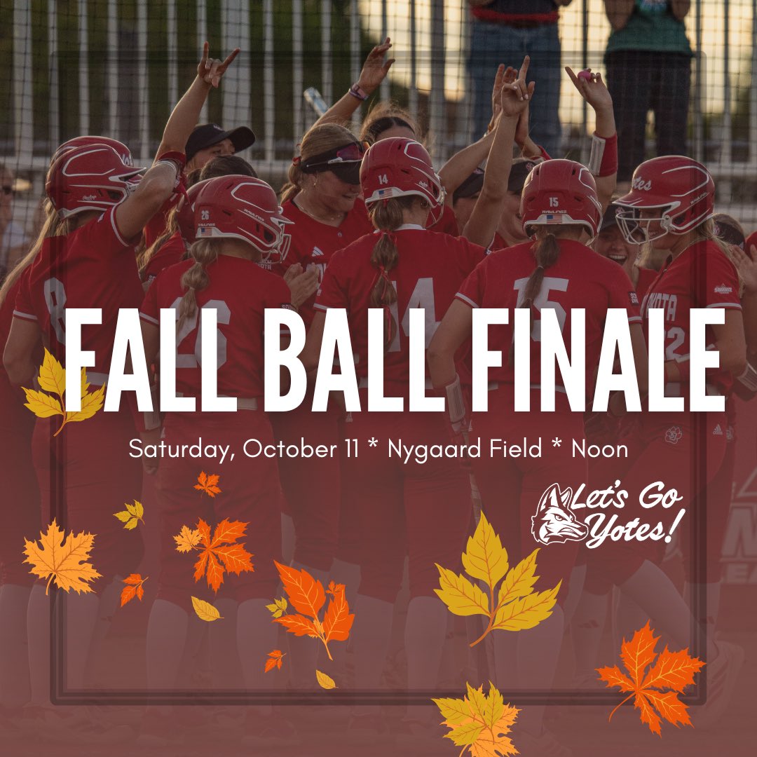 👀 you on Saturday at Noon 🍂 🍁 

#GoYotes
