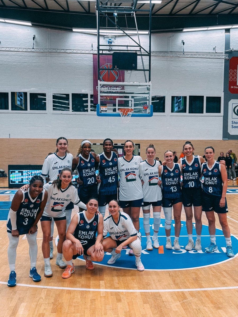 Tebrikler #mavimelekler 📸 
Eurocup  E Grubu ilk maçında  Almanya ekiplerinden Saarlouis Royals Takımını kendi sahasında 73-81 geçiyoruz 🦾

📌In the first match of Eurocup Group E, we beat the German team Saarlouis Royals 73-81 on their home field 🦾