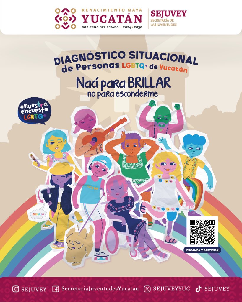 ¡Estamos en los últimos días!

La Encuesta Diagnóstica Situacional 2025, busca entender cómo vive la comunidad LGBTQ+ en el estado. ✍️📊

Tu participación es anónima y muy valiosa para construir un estado más junto y diverso.

Contesta aquí: goo.su/rQOzfr