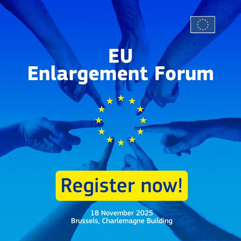 eu_enlargement_'s tweet photo. Join the conversation on the 🇪🇺's future!

On 18 November, the EU Enlargement Forum will gather leaders, civil society, and policy experts to discuss how enlargement can drive stability and prosperity.

Secure your spot ↓