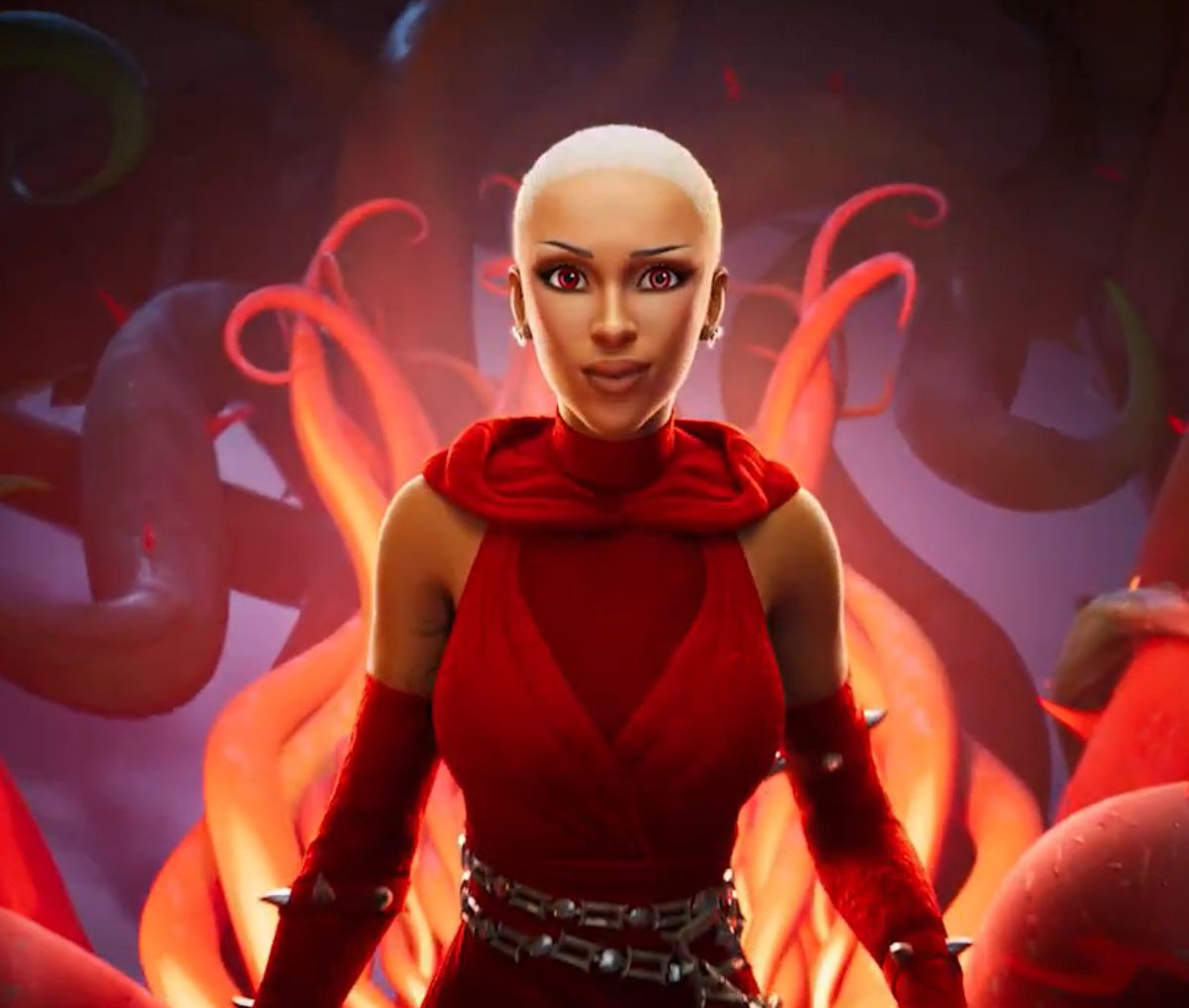 FN_Assist's tweet image. Doja Cat is OFFICIALLY getting her OWN Chain of Hades version for Fortnitemares!

It's called the Thorn Ripper and will be based on her new boss!