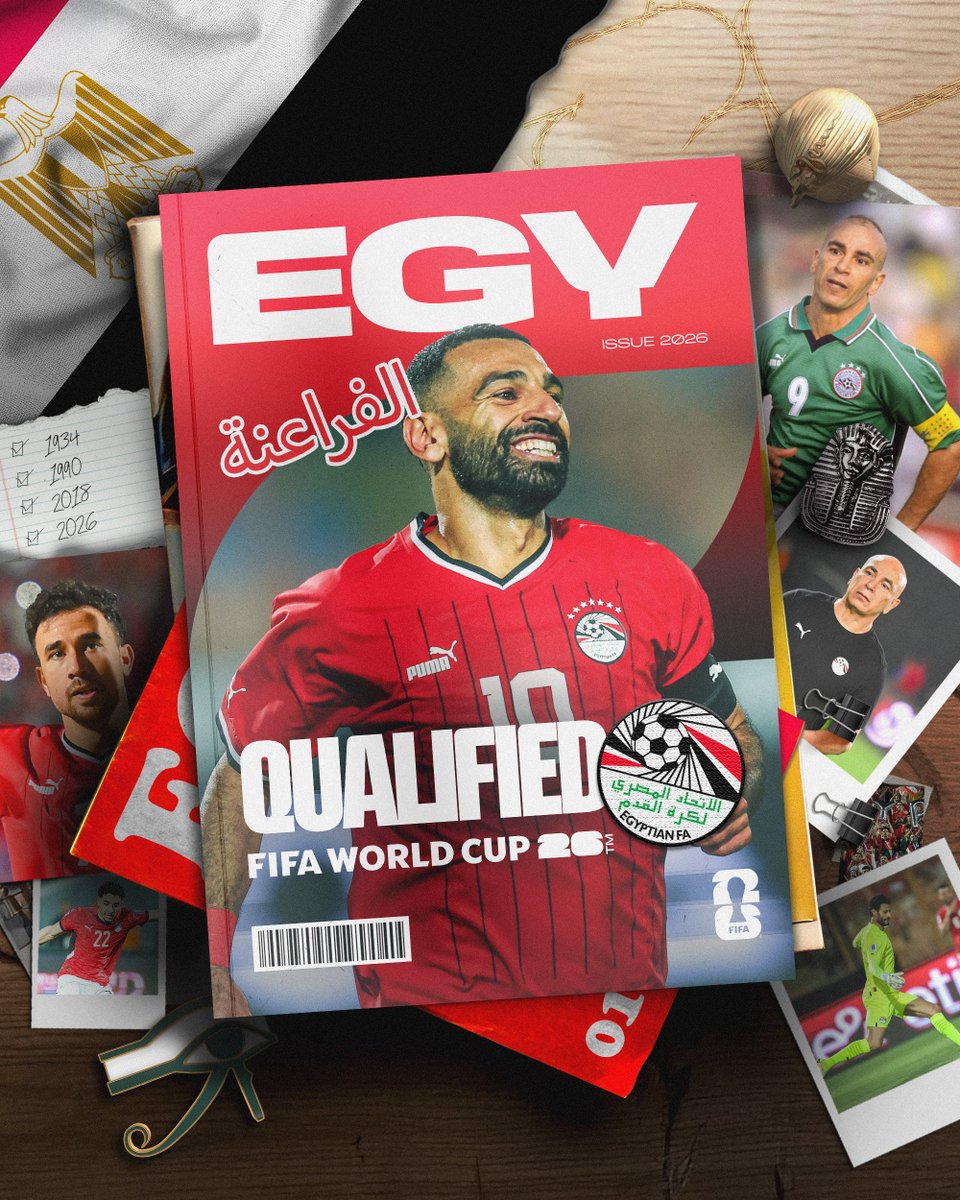 مصر المحروسة في المونديال 🇪🇬

#FIFAWorldCup
