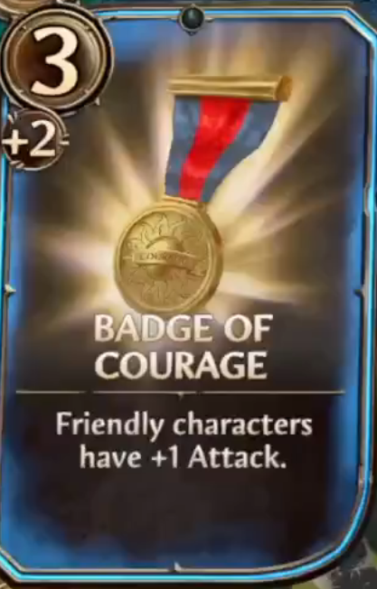 Might &amp; Magic Fates TCG     
Haven Key rewards:
Badge of Courage - Rare Card