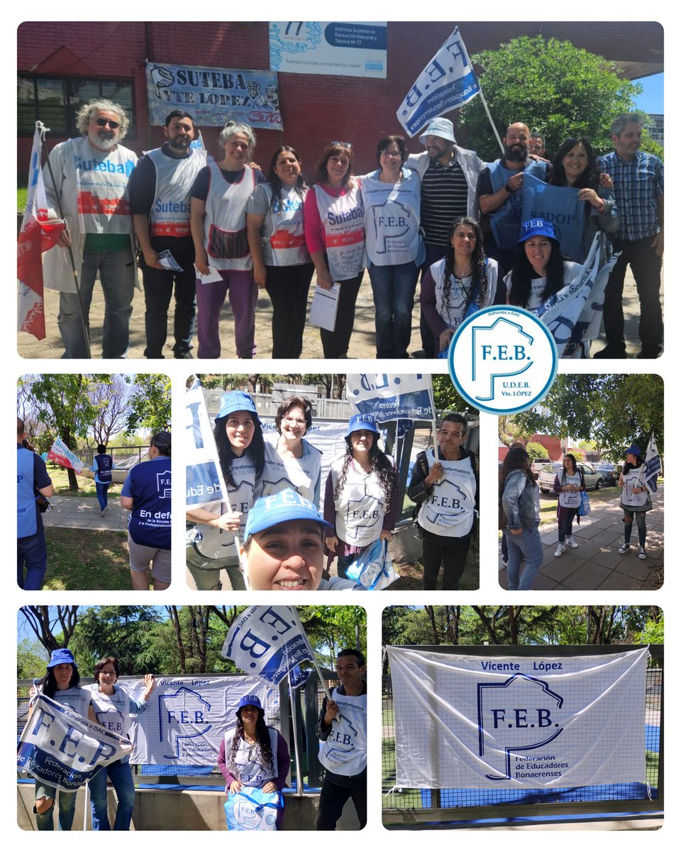 febudebvtelopez's tweet photo. 🤝Concluimos esta Jornada de Protesta Distrital reafirmando la fuerza del trabajo en equipo y la unidad del frente gremial en defensa de los derechos de las y los docentes.

💙 La unidad fortalece nuestra voz.
La educación pública se defiende entre todos. https://t.co/uWp0Ahm3PR