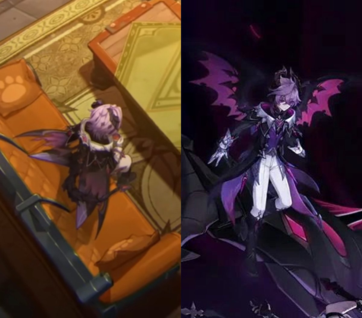Por favor solo pido que Durin sea el único personaje de genshin que no use el planeador y que utilice sus propias alas para volar y moverse por el mundo