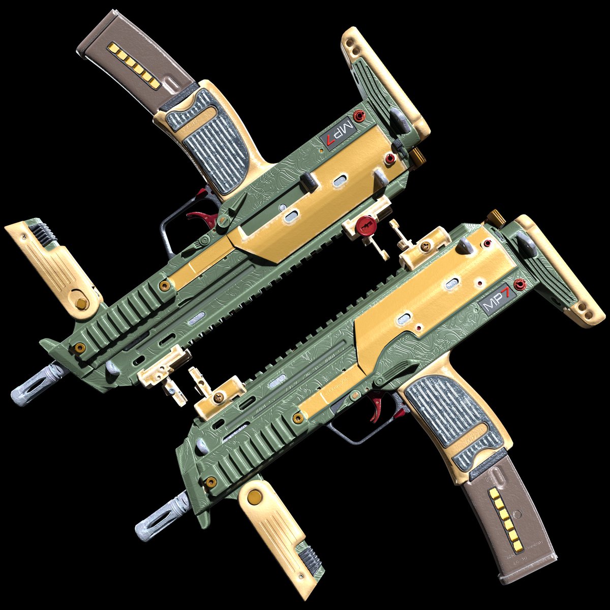 _to_support_'s tweet photo. MP7 | Warm Summer Evening : No unnecessary glitz. Just Exposure 🪖🎖️ The project of two madmen: @JackieWeckie
@CounterStrike #counterstike #cs2 #mp7 #skins https://t.co/BSAkoEdl8w