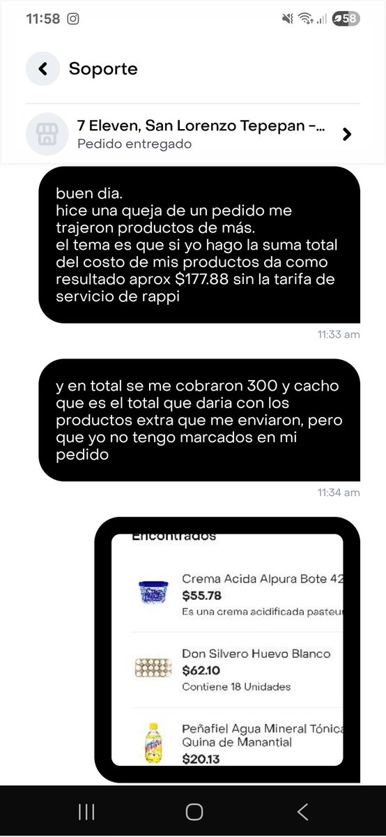 Betsabe__13's tweet photo. @RappiMexico  quisiera su Ayuda para solucionar. Llevo 3 chats con diferentes asesores y nunguno me resuelve. Adjumto las imagenes con el contexto de la queja. https://t.co/T1CK9fvxLY