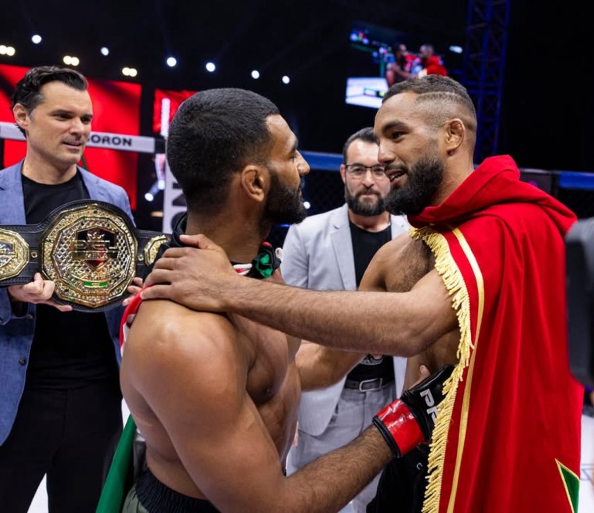 Welterweight Final <a href="/PFLMENA/">PFL MENA</a> 2025
Mohammad Alaqraa 🇰🇼 vs 🇲🇦 Badreddine Diani
Arguably the most anticipated fight in the PFL MENA Finals. They were scheduled to fight last year for the Season 1 semi-finals, but Diani was forced to pull out due to injury. Now we finally will see