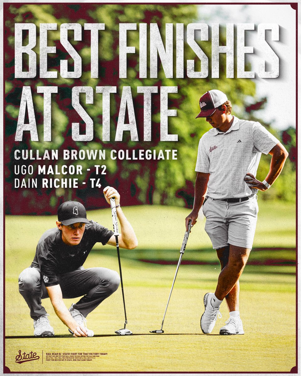 Mississippi State Men’s Golf tweet media