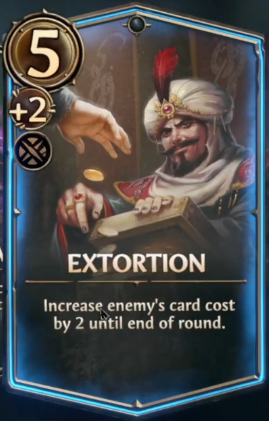 Might &amp; Magic Fates TCG
Extortion - Rare Card