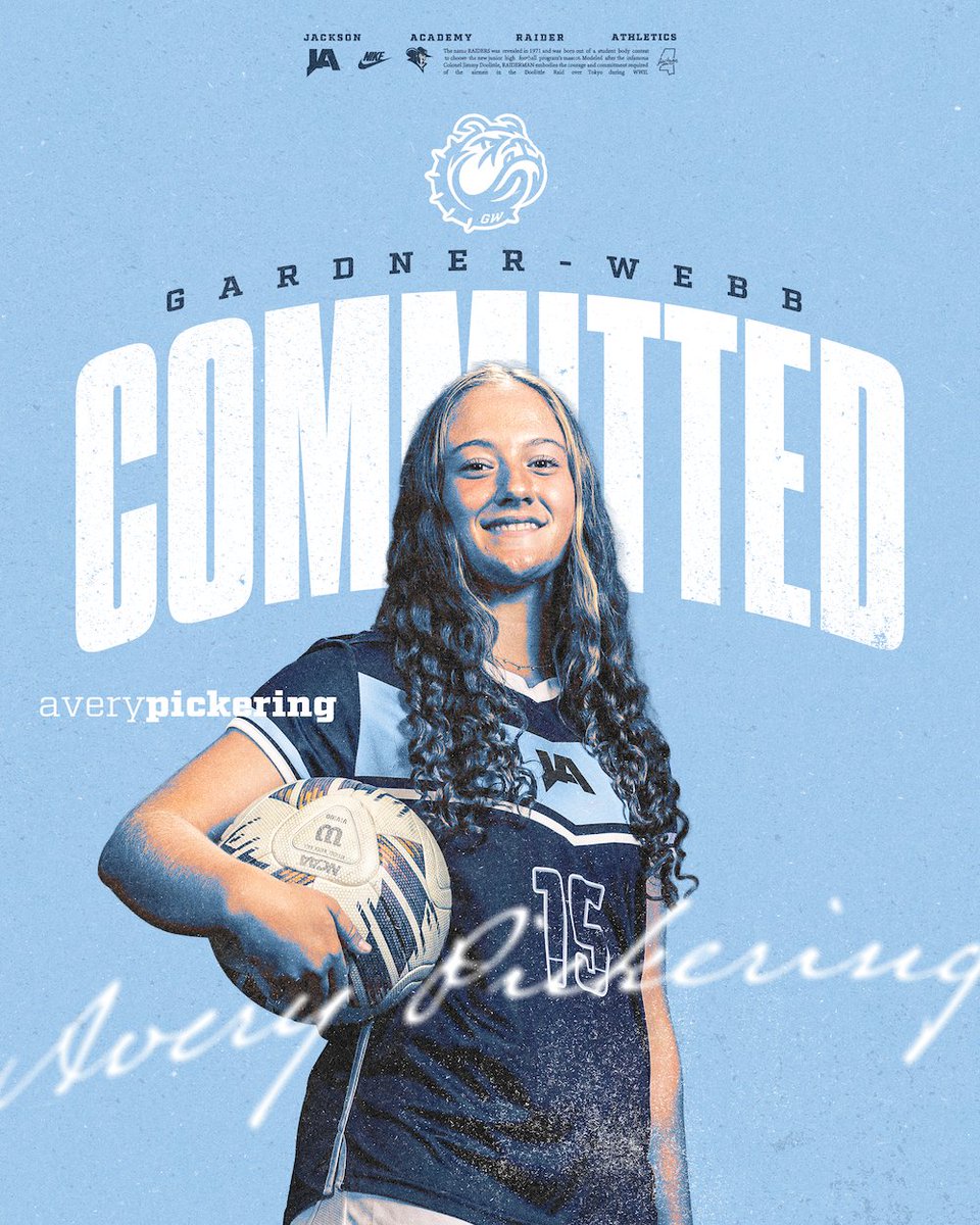 Congratulations to <a href="/AveryPick2027/">Averypickering2027</a> ('26) on her verbal commitment to Gardner-Webb University to continue her academic and athletic career.

#WeAreJA 
#SkoDawgs 
#BornToRun