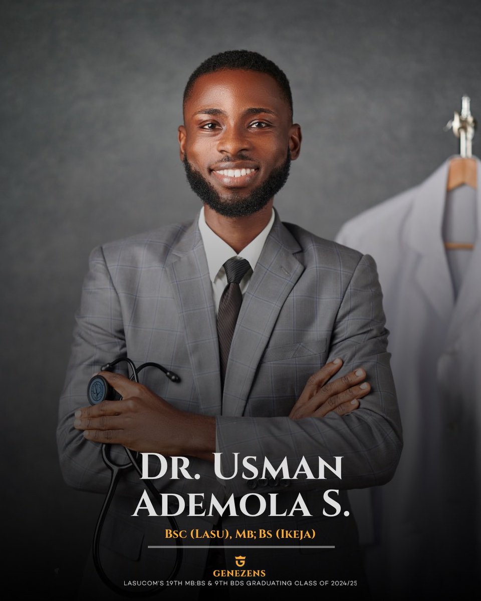 ademola_edward's tweet image. Fought one of the hardest fights of my life and came out victorious 🙇🏽‍♂️🥳
God did it!🙏🏾❤️
Re-Introducing DR USMAN ADEMOLA S.
First of his name! 🥳🎉