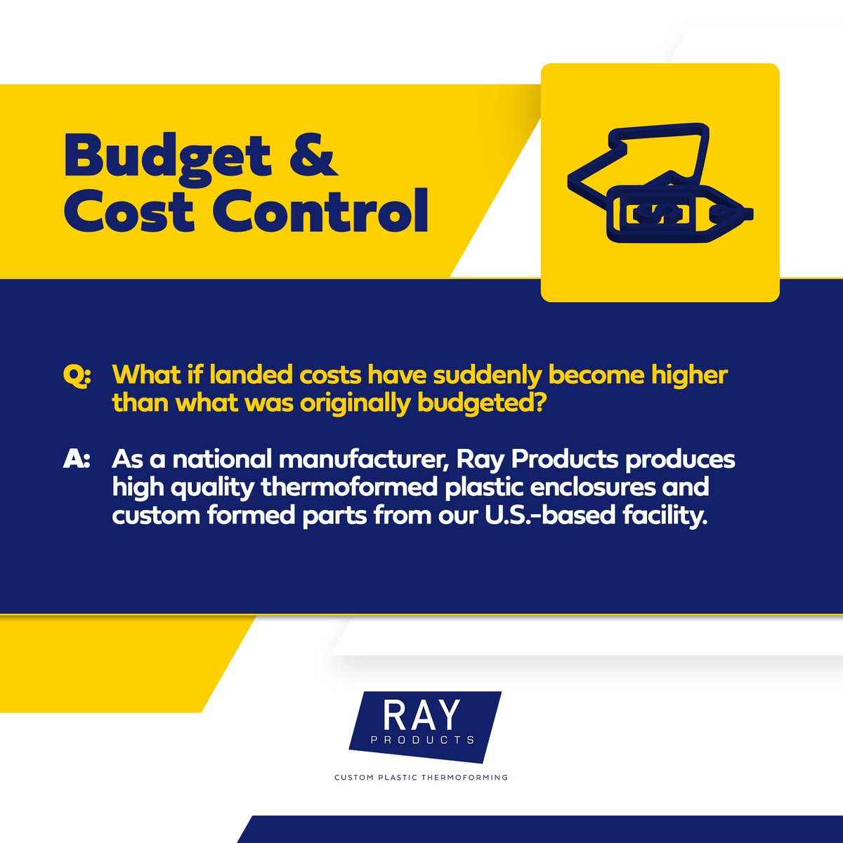 RayProducts's tweet photo. When tooling costs stretch your budget, thermoforming offers a smarter path.

Ray Products helps customers cut costs without sacrificing quality. Explore common budget solutions.

#RayProducts #PressureForming #Thermoforming #Manufacturing https://t.co/tdCyQtJDR6