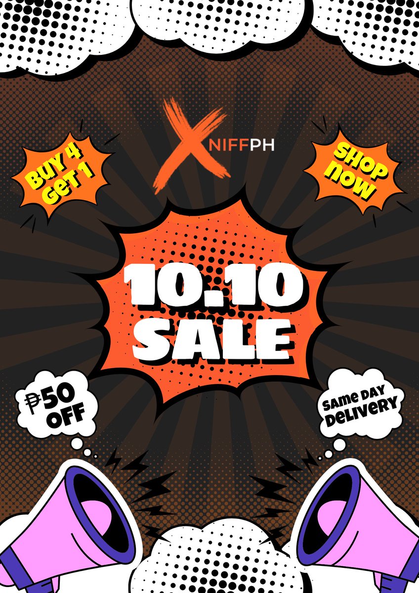 xniffph's tweet photo. It’s getting hot this 10.10 🔥

Stock up, play smart — Buy 4, Get 1 FREE 😏
Plus ₱50 off on all 10ml poppers and same-day delivery.

Promo is valid on orders placed October 10, 2025.

You know what you’re craving. 😮‍💨
#XNiffPH #TimeToXniff https://t.co/XQdnw6lDB0