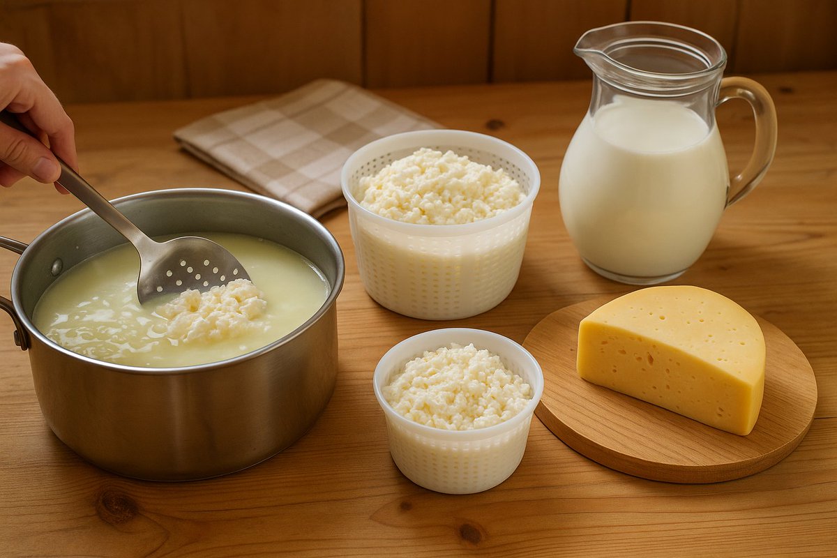 Easy Cheese Recipe for Beginners: Step-by-Step Guide #cheese  #homestead #homesteading heritageskillsusablog.com/recipe-cheese/