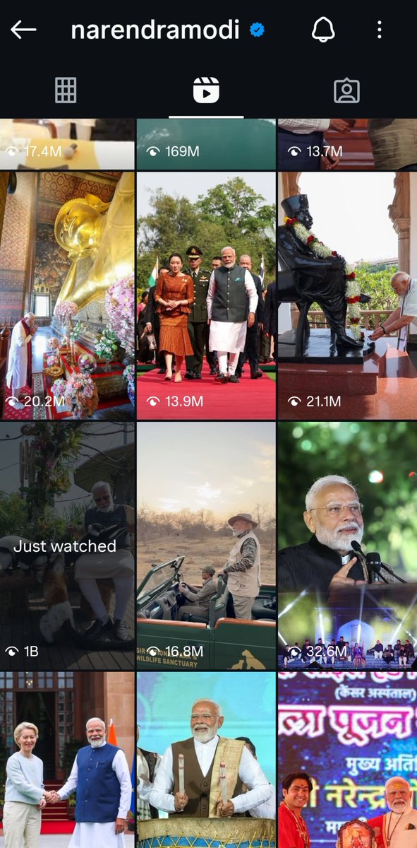 gauravjain0377's tweet image. So @narendramodi’s reel has 1 BILLION views but only 5 million likes 😳
04 March 2025 Instagram post

@instagram @Meta @elonmusk — is this new math or next-gen algorithm magic? 😅

Either way, India’s breaking records and calculators again 🇮🇳💥
@PMOIndia

#MathBeLike