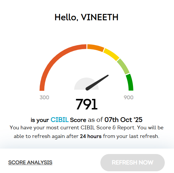 DealsDhamaka's tweet photo. What's your cibil score??

Check for free on 
- Onescore
- Cred
- Googlepay
- ICICIBank
- Paytm
- PhonePe
- Flipkart Pay 

#ccgeek https://t.co/o0MrQSPHci