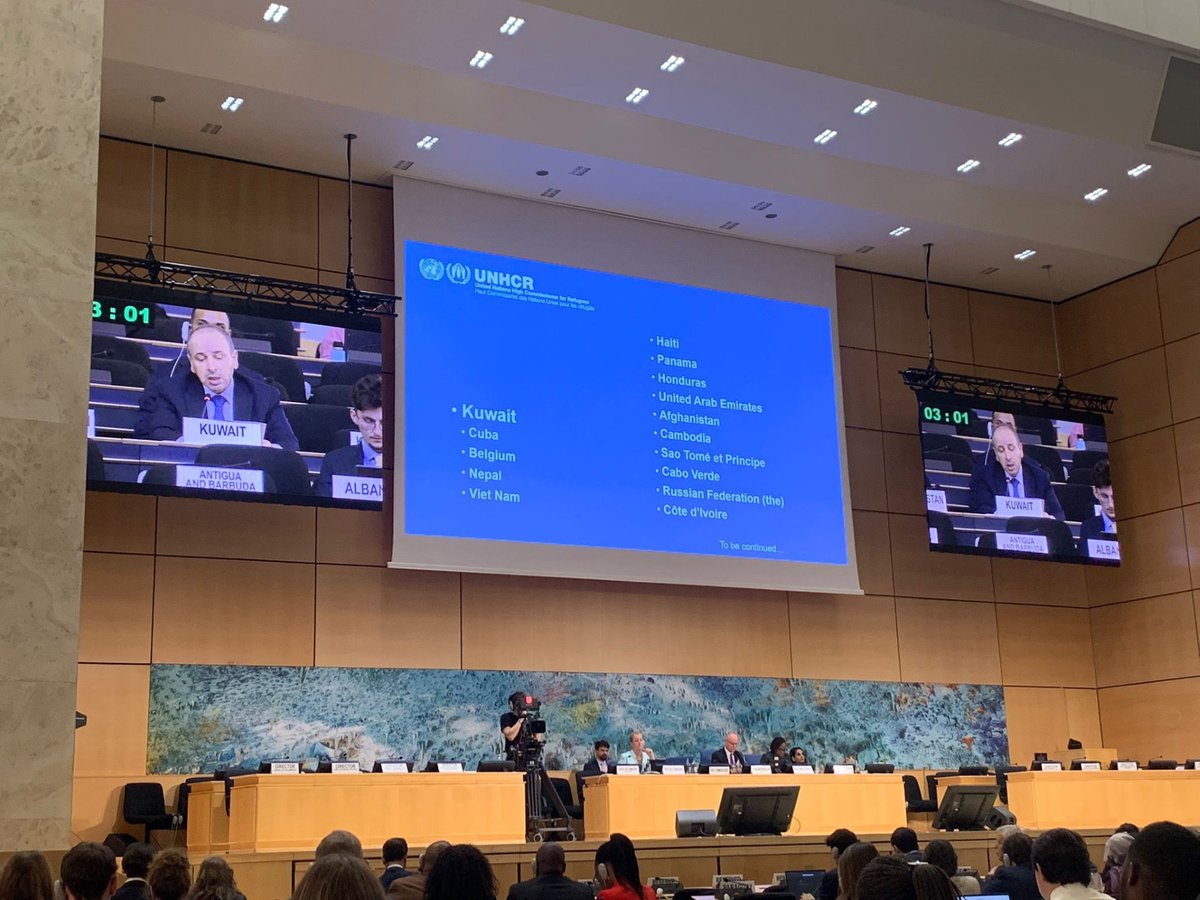 مندوب دولة الكويت لدى الأمم المتحدة والمنظمات الدولية في جنيف السفير ناصر الهين: إجمالي المساعدات الإنسانية التي قدمتها الكويت لمفوضية شؤون اللاجئين خلال السنوات العشر الماضية بلغ نحو 460 مليون دولار

- خلال أعمال الدورة الـ 76 للجنة التنفيذية لبرنامج المفوض السامي لشؤون اللاجئين