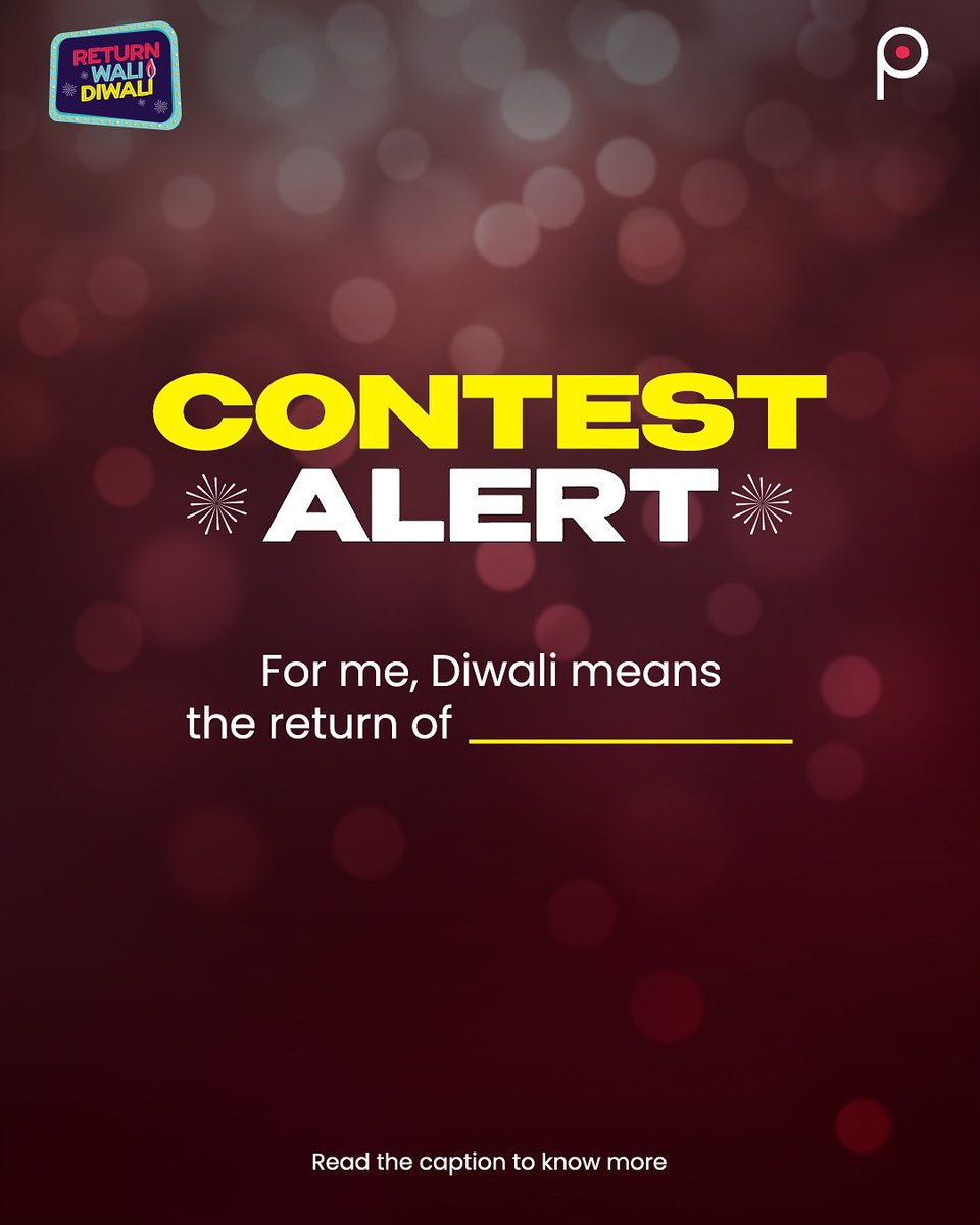 Diya_father's tweet image. For me,Diwali means the return of loved ones, gathered around the flickering diyas, their laughter weaving threads of joy and unity that bind our hearts closer❤️
@dilipjain077 @AHSANKHARBAI @AnshuVibes
#ReturnWaliDiwali #ContestAlert #Prozone #Contest #ProbudsMoneyBackChallenge