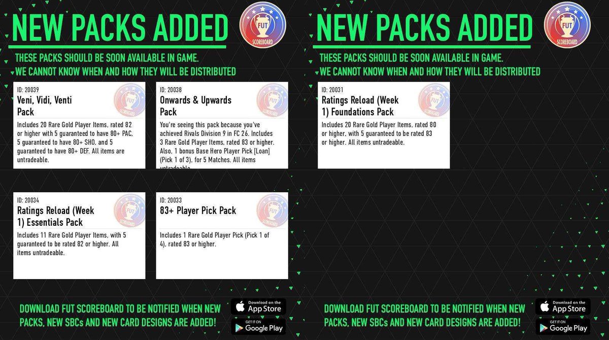 ImArny3's tweet photo. New packs coming to #FC26 

Will you be opening any of these? https://t.co/GGdCxEPWiG
