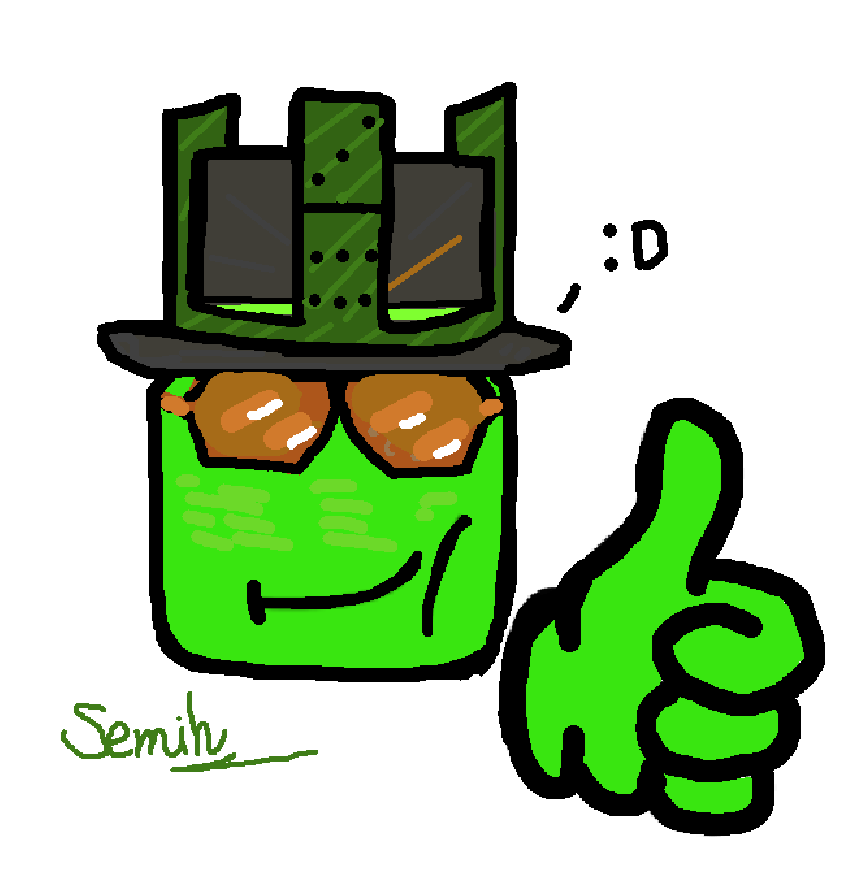 Semih_Roblox's tweet image. I drew you lukis, do you liek it? 😊😍 

@LukasThePickle @SirProGamer