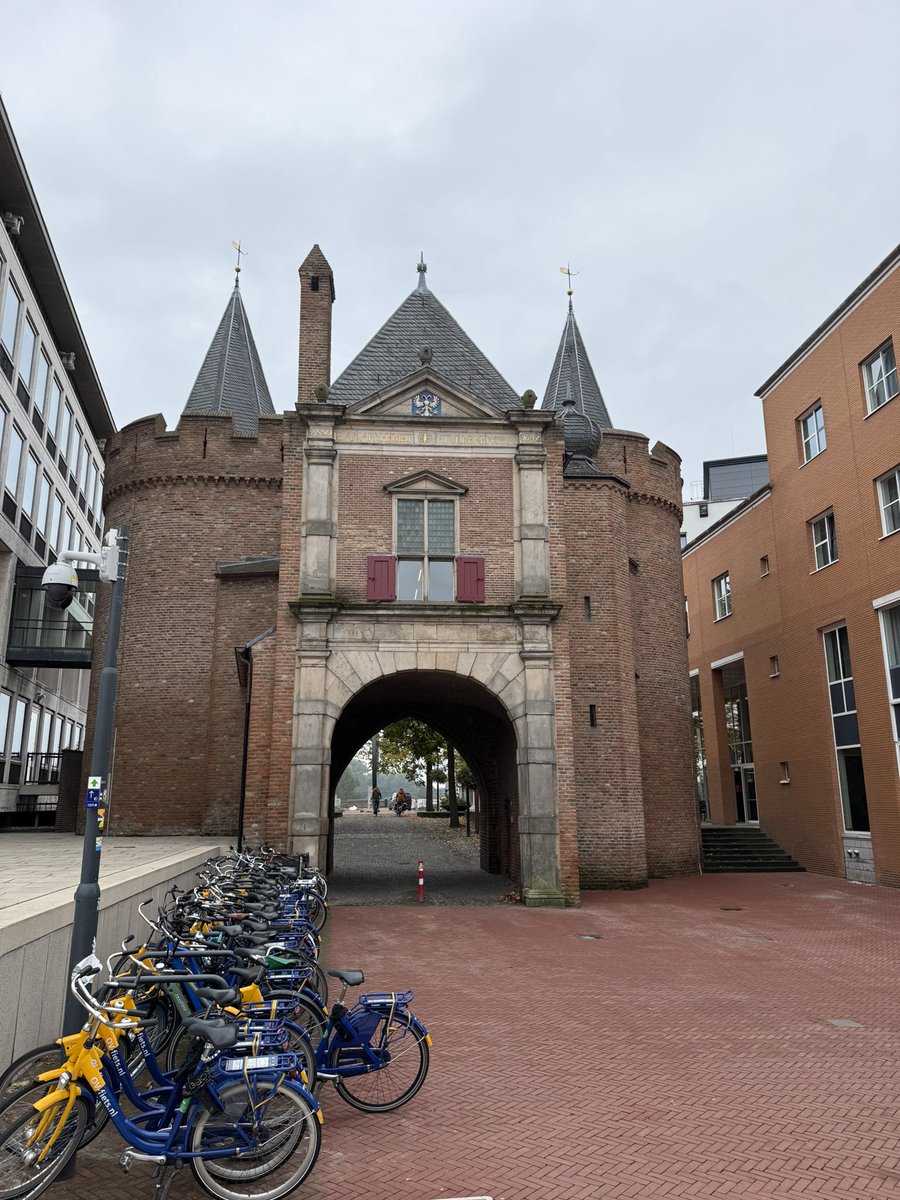 The Sabelspoort in Arnhem, the only remaining medieval gate of the city. Located very close to the bridge it’s one of the very few buildings that survived the battle in September 1944 and subsequent bombing of the Bridge. It was restored to former glory early in the 50s.