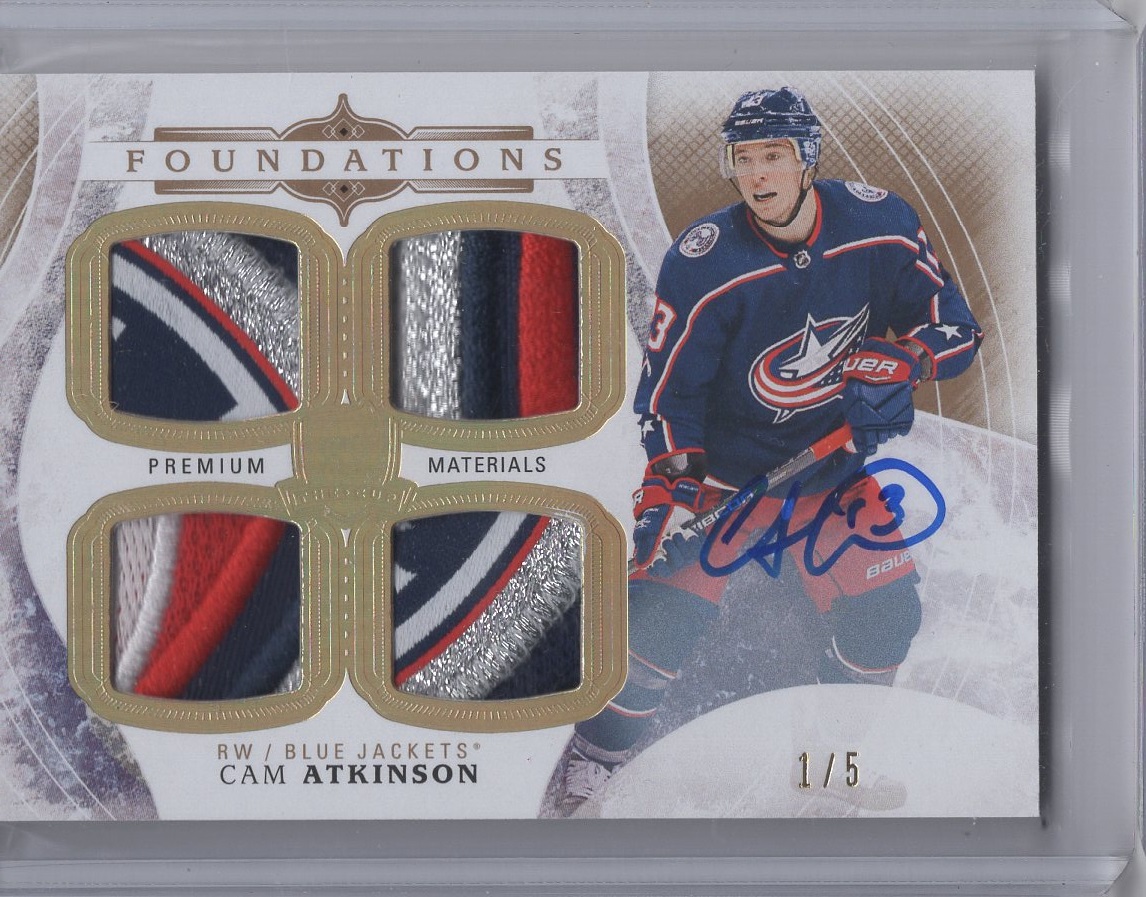 I've collected Cam's cards since 2013 so its bittersweet to see him hang up the skates but felt like it was coming. Unfortunate I haven't gotten to meet him yet but at least I have one of if not the best collections of him lol #CBJ <a href="/CamAtkinson1389/">Cam Atkinson</a>