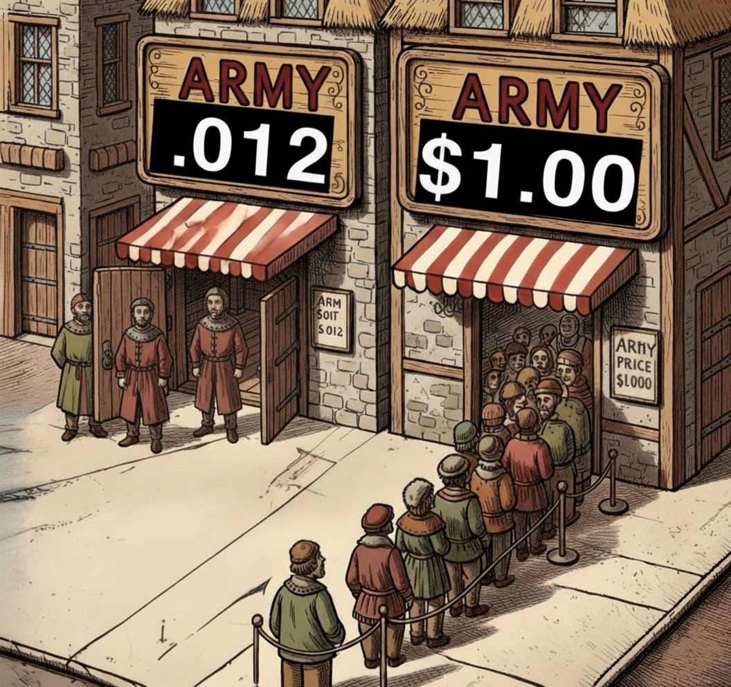 JCAponte2020's tweet image. At what price do you prefer to buy $Army? 

For me the answer is very easy 😏

@ARMY_XRP589 #XRPArmy