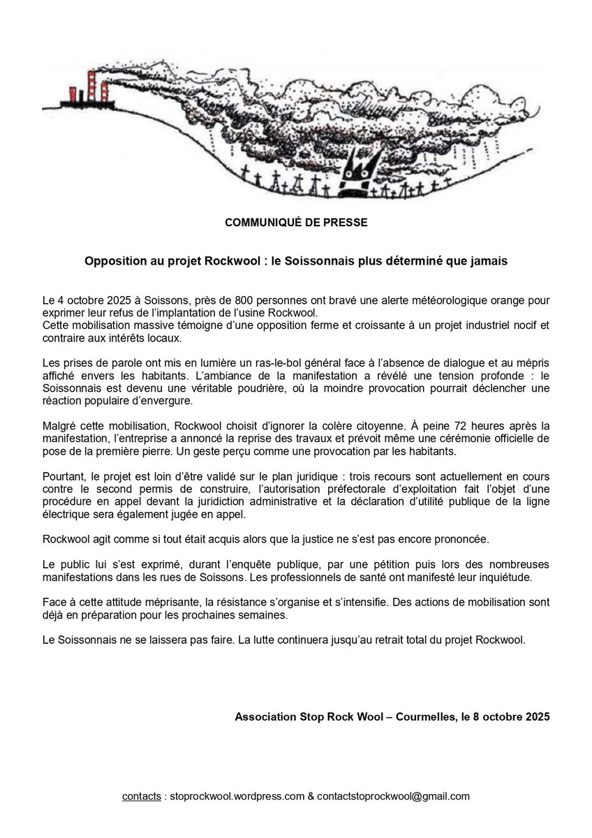 Stop RockWool Soissons tweet media