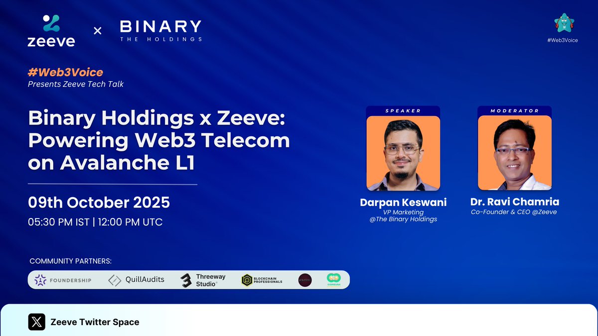 Zeeve📍Digital Asset Summit NYC tweet media