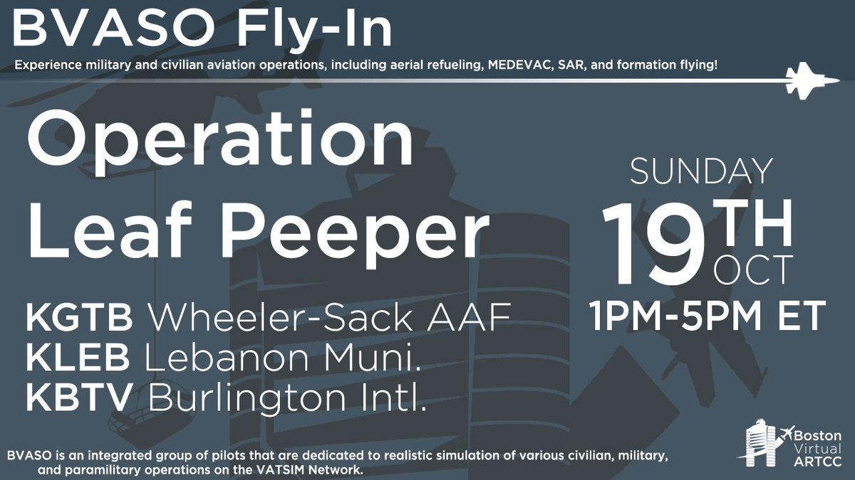 Boston Virtual ARTCC tweet media