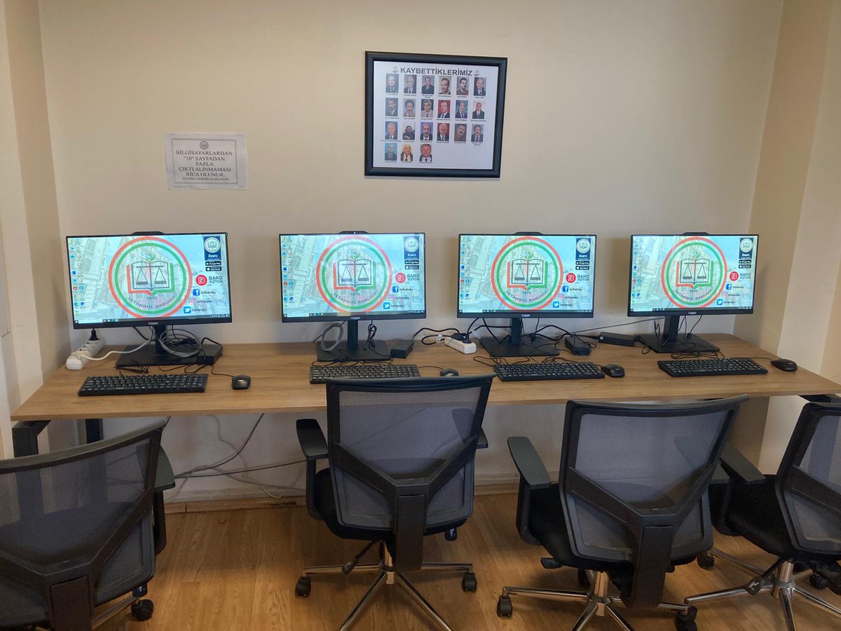 BİLGİSAYARLAR YENİLENDİ
<a href="/istbarosu/">İstanbul Barosu</a>, İstanbul (Çağlayan), Anadolu, Bakırköy, Büyükçekmece, Beykoz, Şile, Çatalca ve Silivri Adliyeleri ile Bölge İdare Mahkemesi baro odalarında bulunan eski bilgisayarları, yenileriyle değiştirilerek avukatların kullanıma sundu.