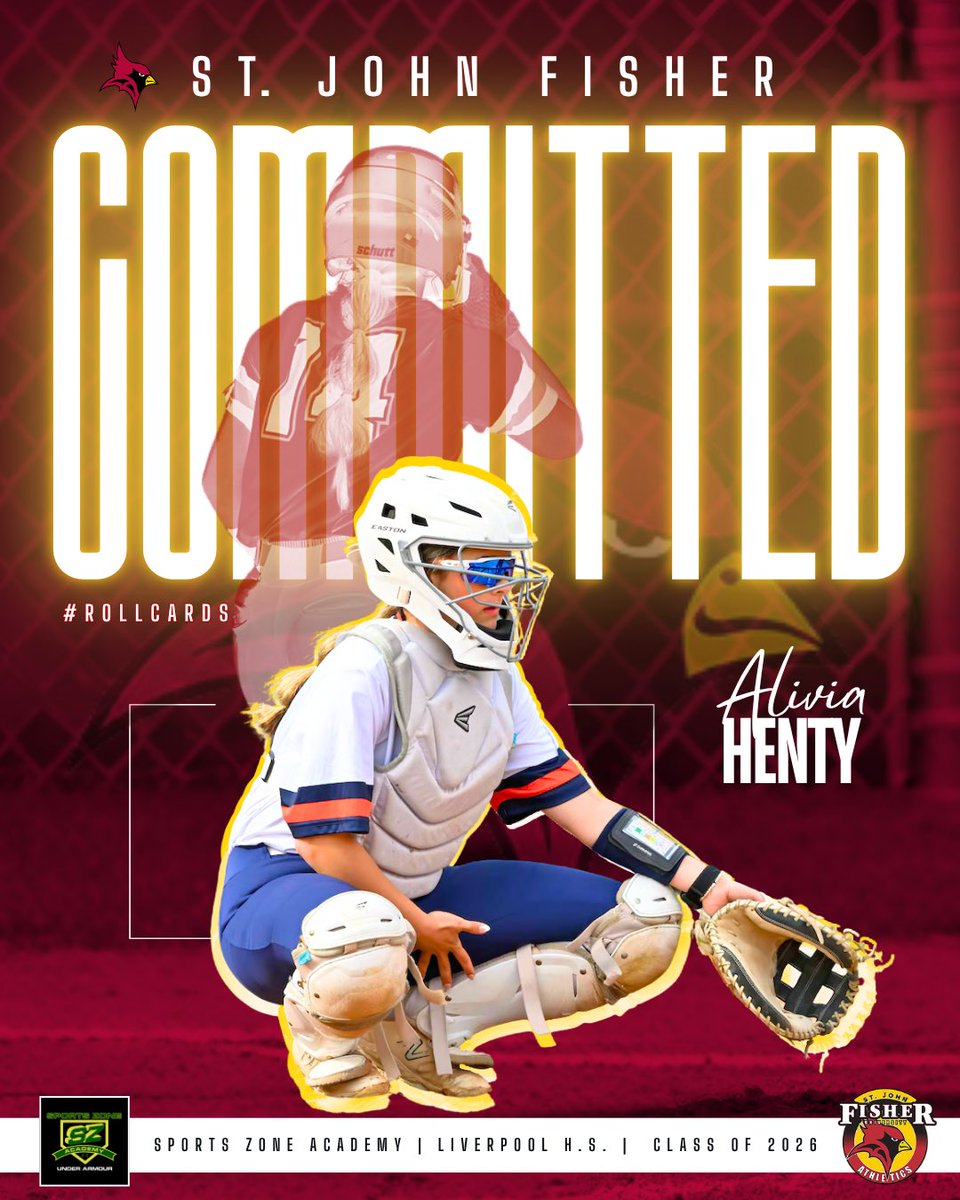 AliviaHenty2026's tweet photo. C O M M I T T E D 
‘30 @FisherSoftball 

So beyond grateful for this opportunity! I cannot thank my family, coaches, friends, and teammates enough for all of their support on this journey! 
#RollCards ❤️💛

@FisherSoftball @SZ_SB_Recruits @LCSDAthletics https://t.co/B1Hx7dZDCZ