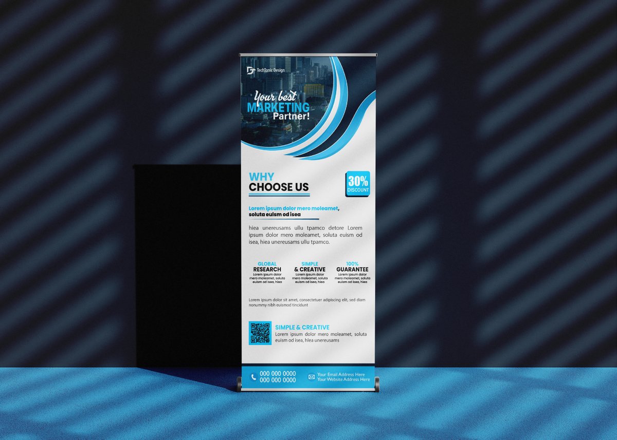 DaudhasanTahsin's tweet photo. Make your brand impossible to ignore!
This Roll-Up Banner Design is all about bold visuals, clean layout, and powerful presentation.
Whether it’s a business fair, seminar, or office front — this design ensures your message stands tall and clear.
#RollupDesign #GraphicDesign #ROII https://t.co/sgz1otE0GD