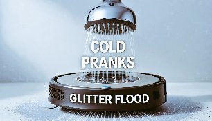 priscanall's tweet image. my smart shower’s spraying cold pranks, and the ROOMBA’S unleashing a glitter flood! my drone’s buzzing protest loops.  #TechRebellion 

what’s YOUR tech pulling? #techpranks