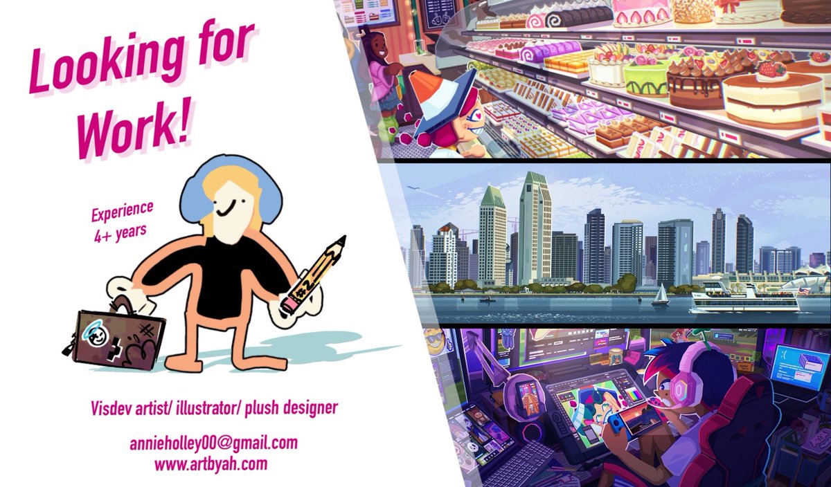 HolleySketch's tweet image. Gonna post this here cause my internship recently ended. 

I specialize in props and environments, but I’m open to any creative opportunity.💕